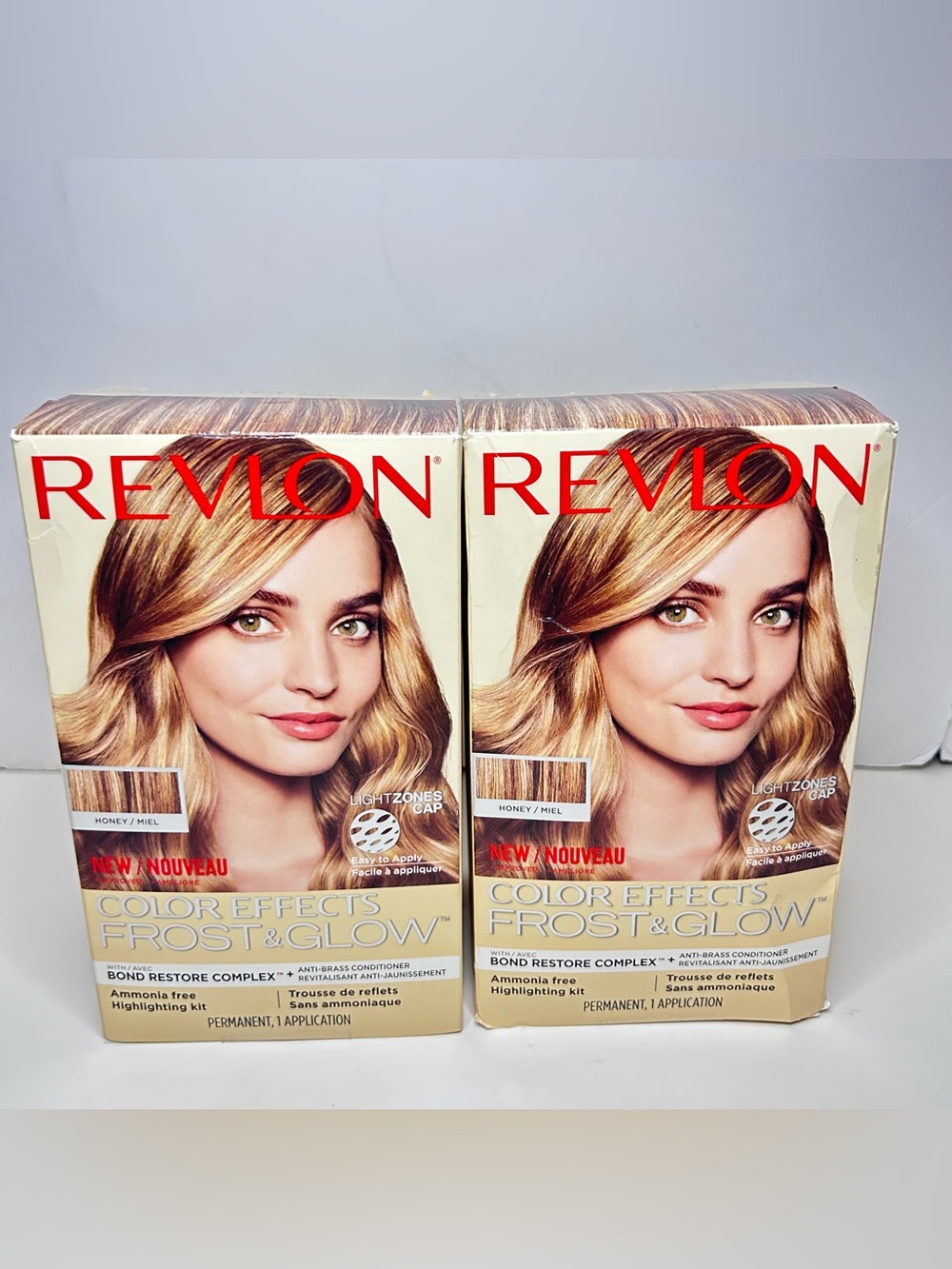 2 New Revlon Color Effects Frost & Glow Honey/Miel Highlighting Kits